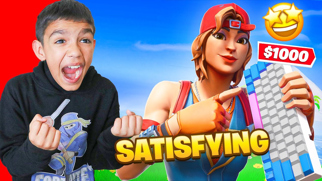 I Used The Most Satisfying $500 Custom Keyboard To Play Fortnite! (ASMR)