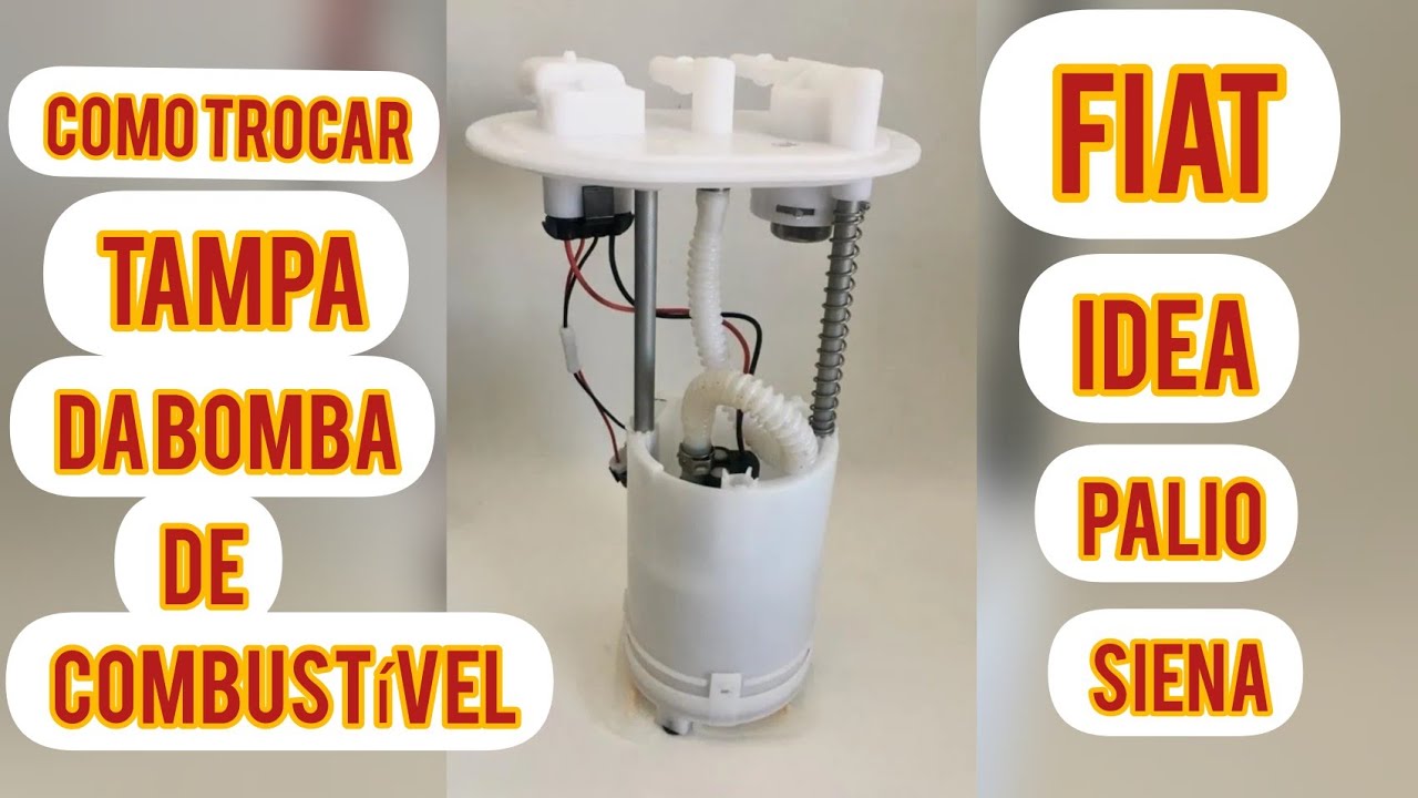 PASSO A PASSO  COMO TROCAR A TAMPA DA BOMBA DE COMBUSTÍVEL DO FIAT IDEA/ PALIO/ E SIENA