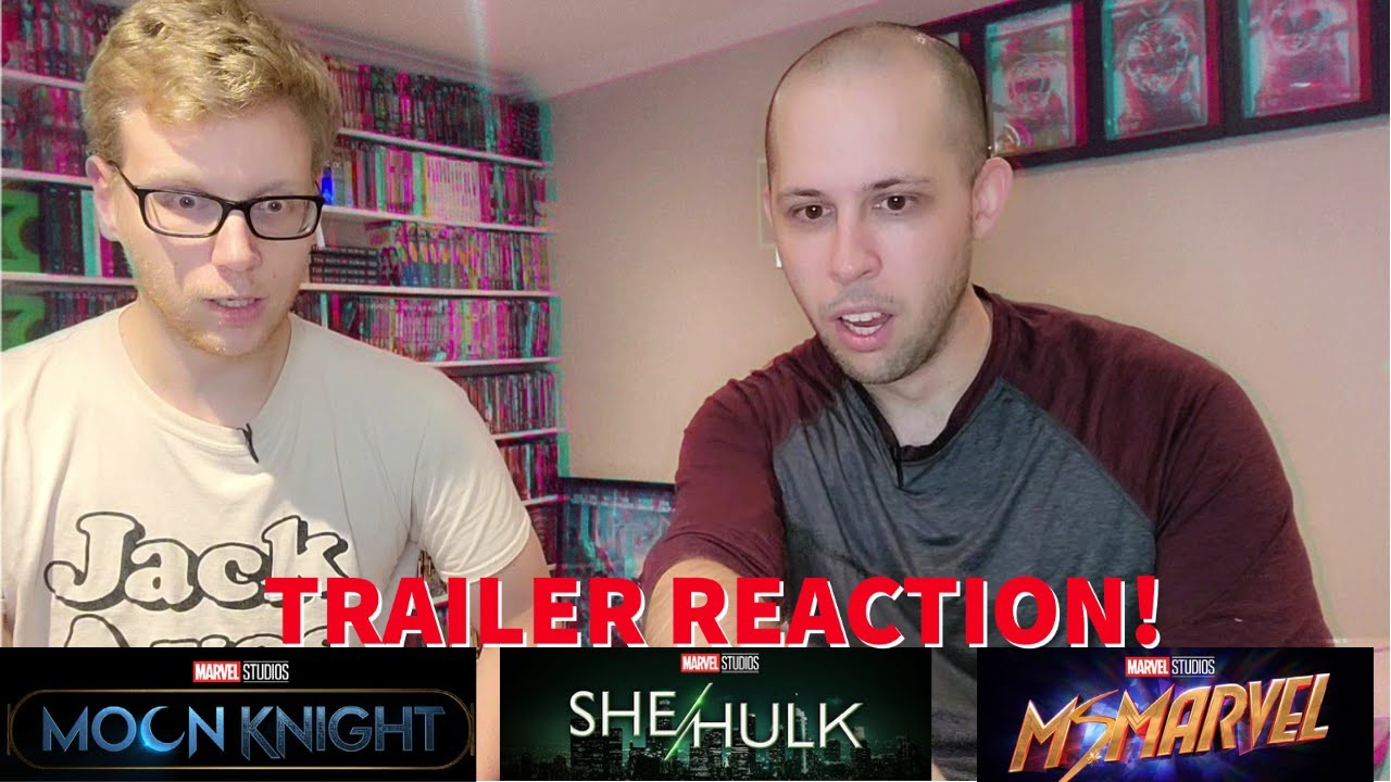 DISNEY + TEASER TRAILER REACTIONS!! MOON KNIGHT / SHE HULK / MS. MARVEL! BREAKDOWN / REACTION!!