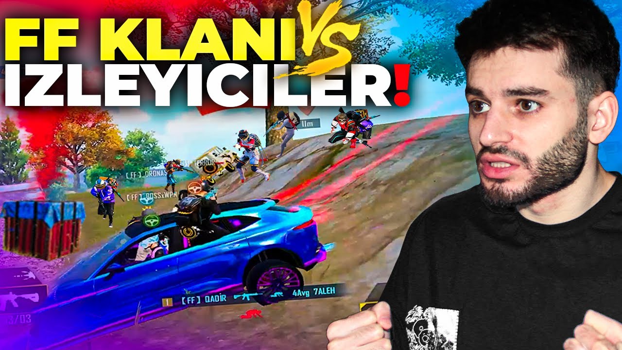 4VS46!! 🔥 FF KLANI İZLEYİCİLERE QARŞI!! 🤯 | PUBG MOBILE