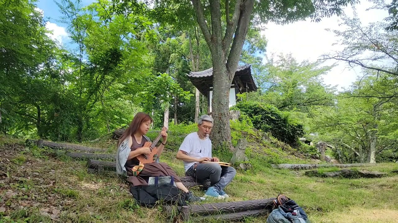 練習動画　｢希望の橋｣詞:Mina/曲:Ko-ichi 　古城緑地広場にて