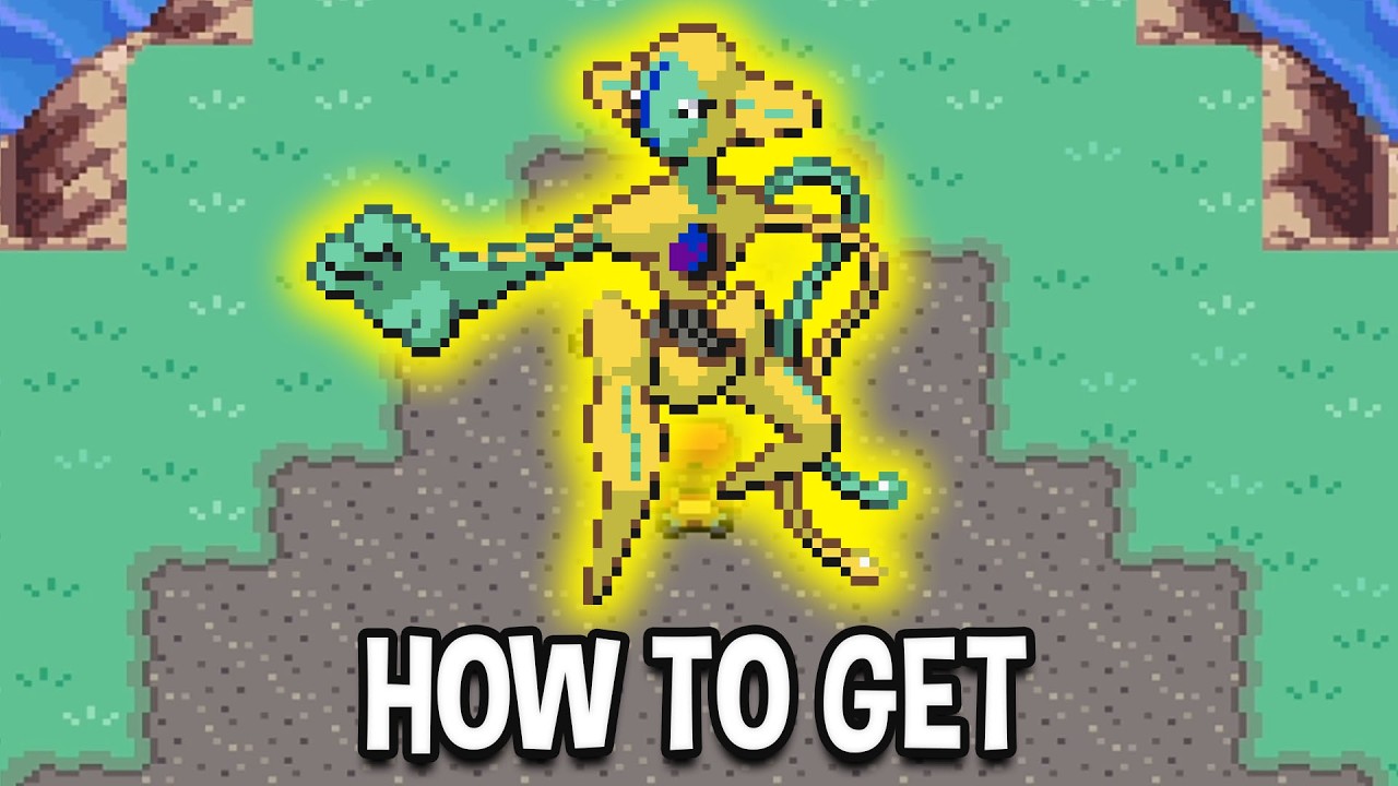 How To Get Deoxys & Shiny Deoxys in Pokemon LeafGreen FireRed