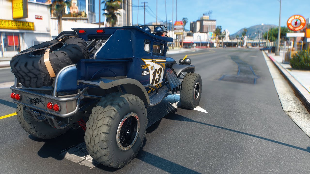 GTA5 - HotWheels bonus vehicle - CineREALISM 3 (2023 graphic mod)