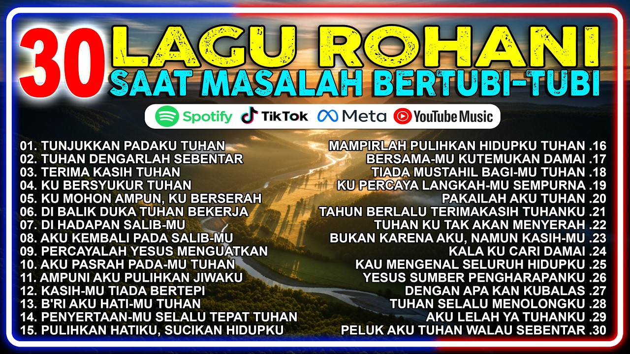 30 Lagu Rohani Kristen Menyentuh Hati Saat Teduh & Doa 🙏 Tunjukkan Padaku Tuhan