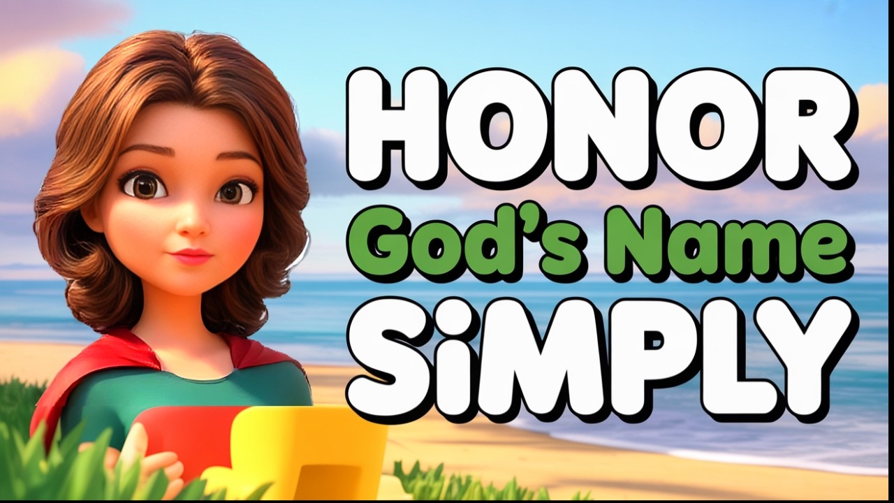 5 Easy Ways to Honor God's Name Daily | Kids Learn the 3rd Commandment!