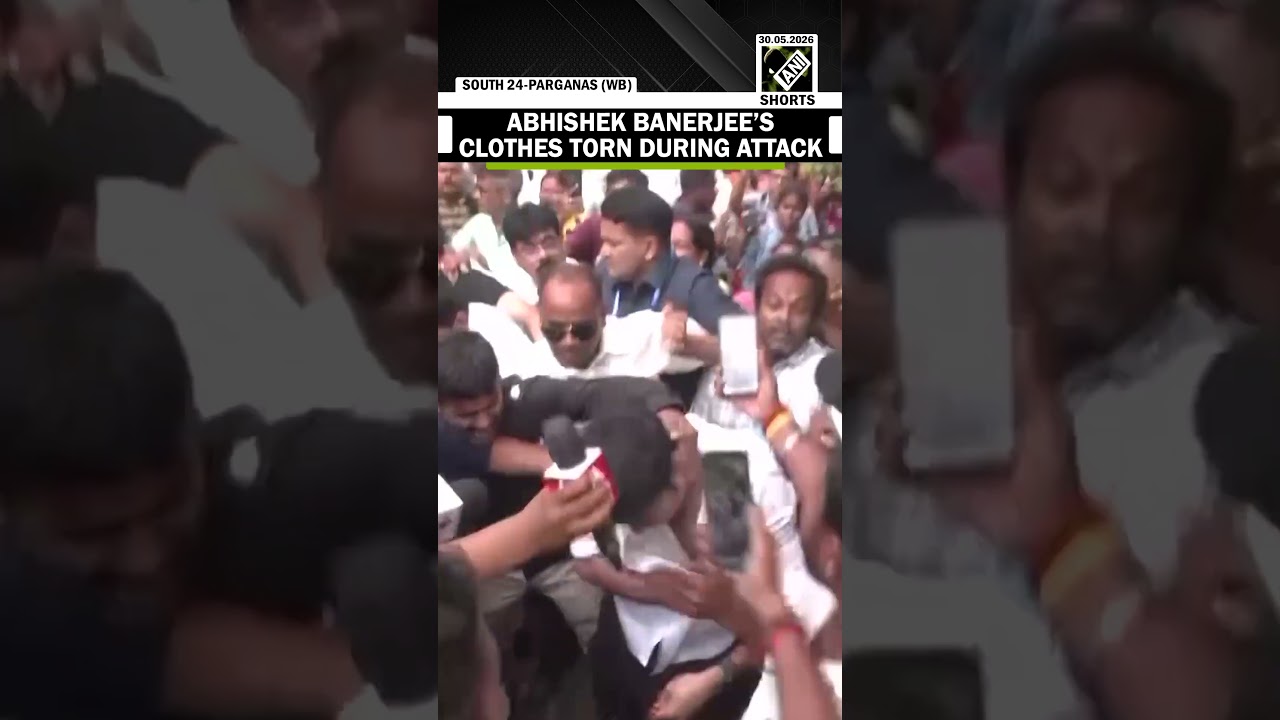 WATCH: TMC MP Abhishek Banerjee&rsquo;s confront by Public in North 24 Paraganas, mob tears his shirt