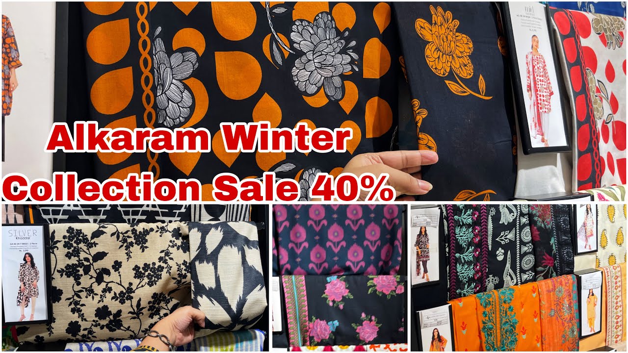 Alkaram Studio Winter Collection & 40 % Sale today