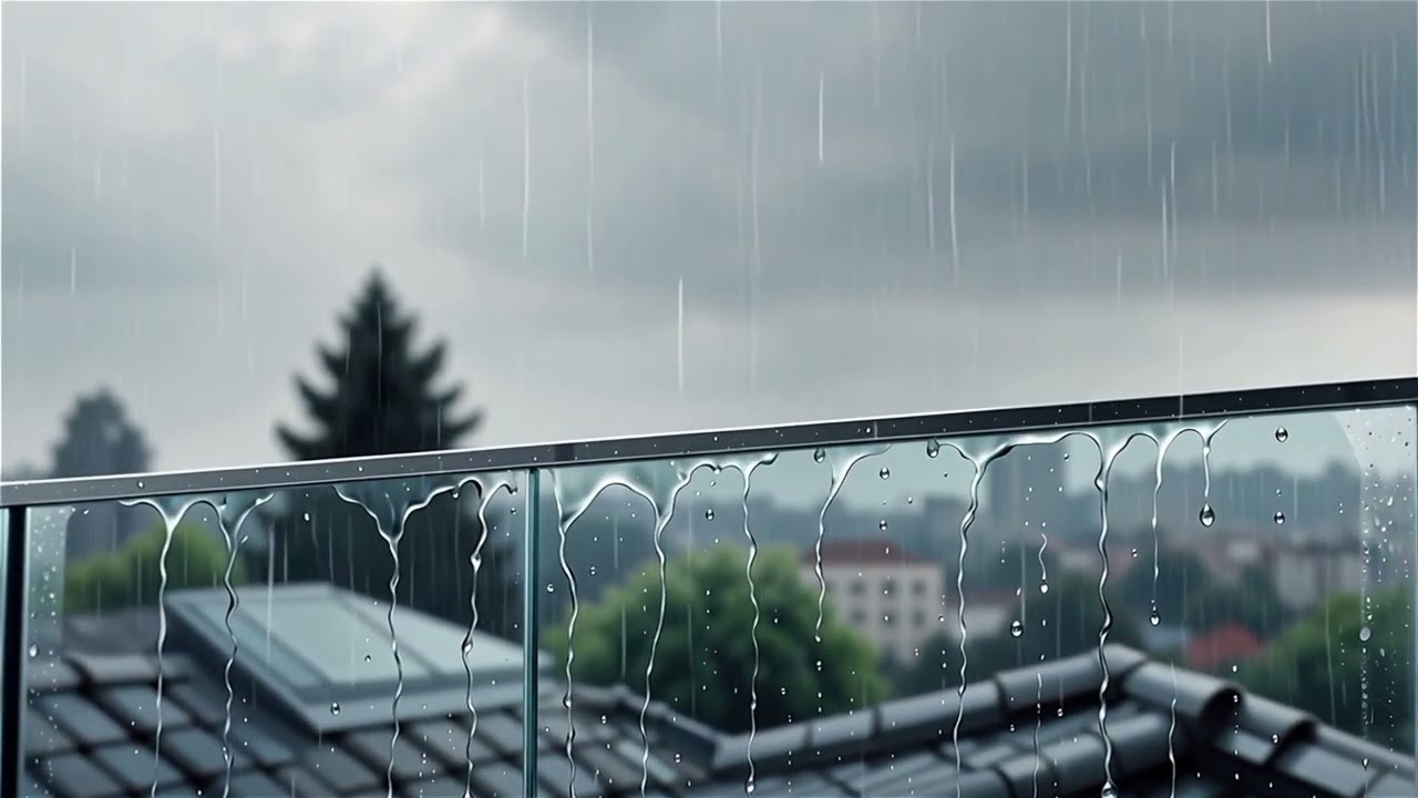 Rain Drops on Glass | Dark Moody Vibes