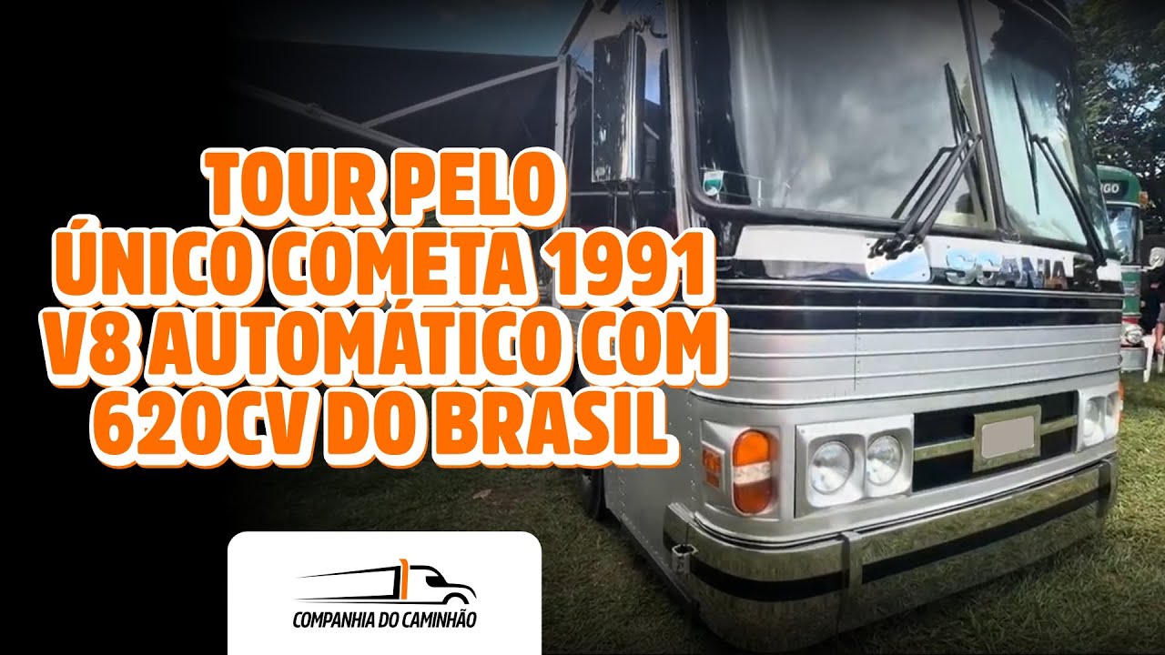 TOUR POR MOTORHOME COMETA ÚNICO NO BRASIL