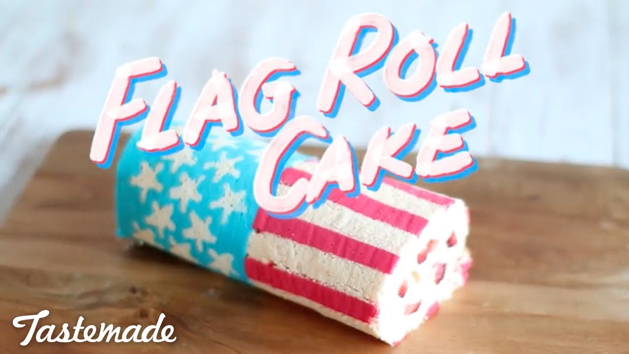 American Flag Roll Cake | The Scran Line