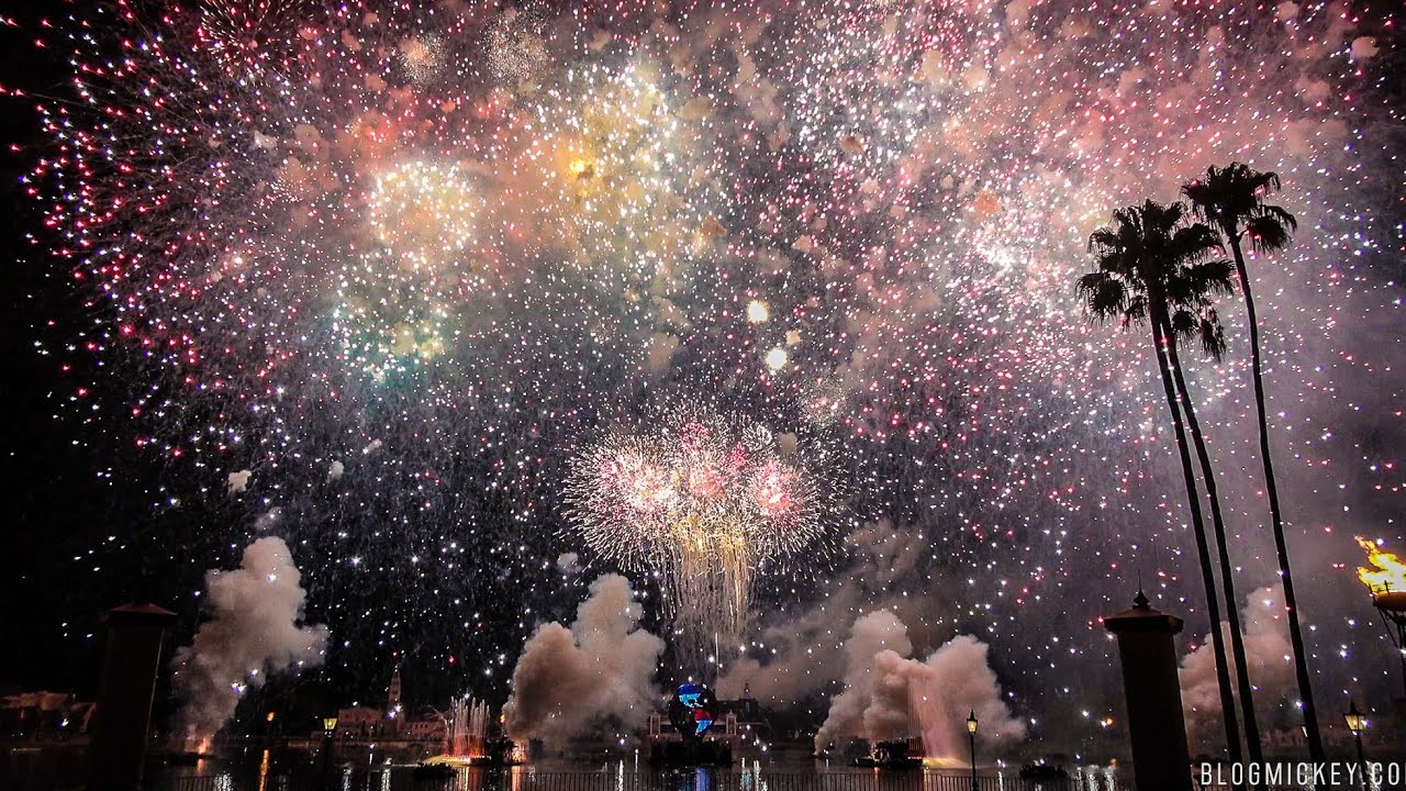 2017 Epcot 4th of July Fireworks - Heartbeat of Freedom [4K]