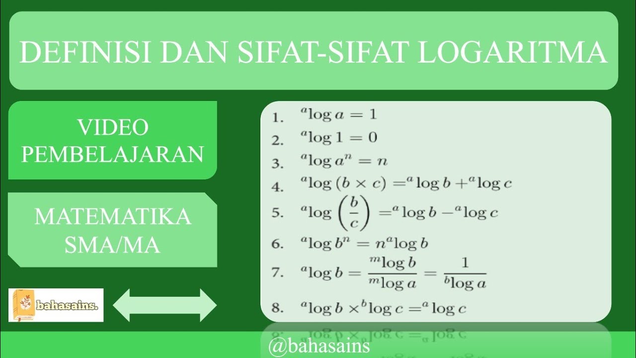 Logaritma - Matematika Kelas 10