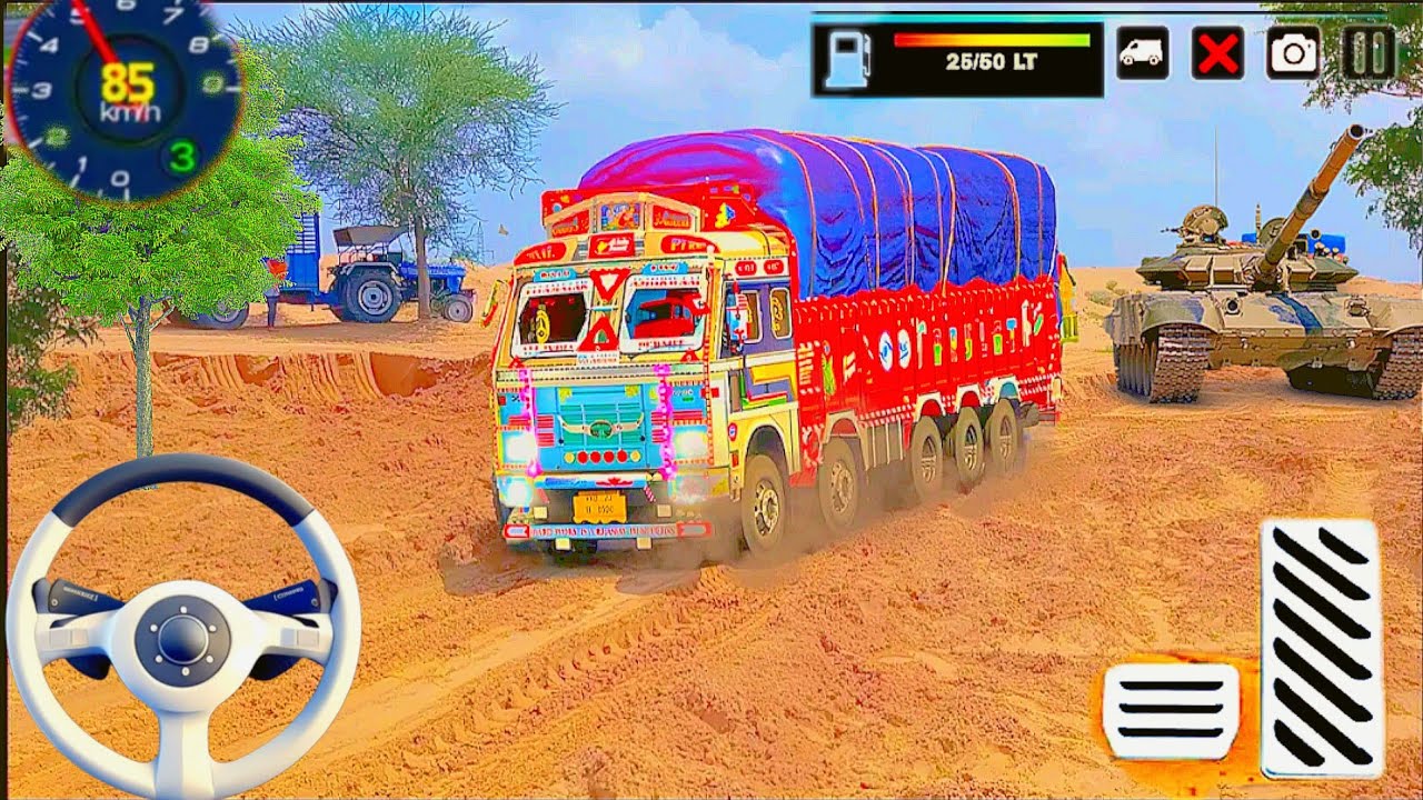 Extreme Desert Offroad Truck Driving | Indian Truck Simulator 2026