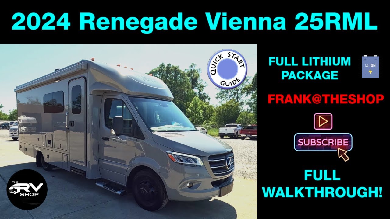 2024 Renegade Vienna 25RML | POLARIS GREY | Walkthrough | Lithium Package | #renegaderv #camping