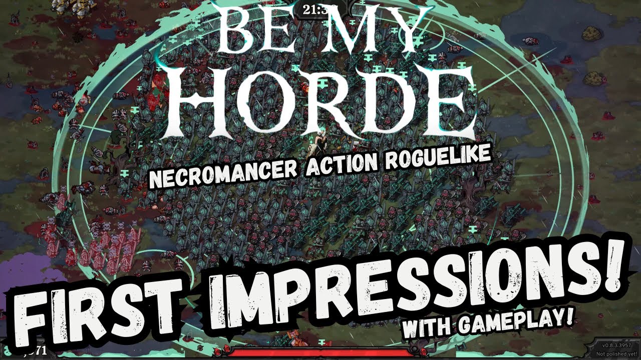 Be My Horde - First Impressions (Necromancer Action Roguelike)