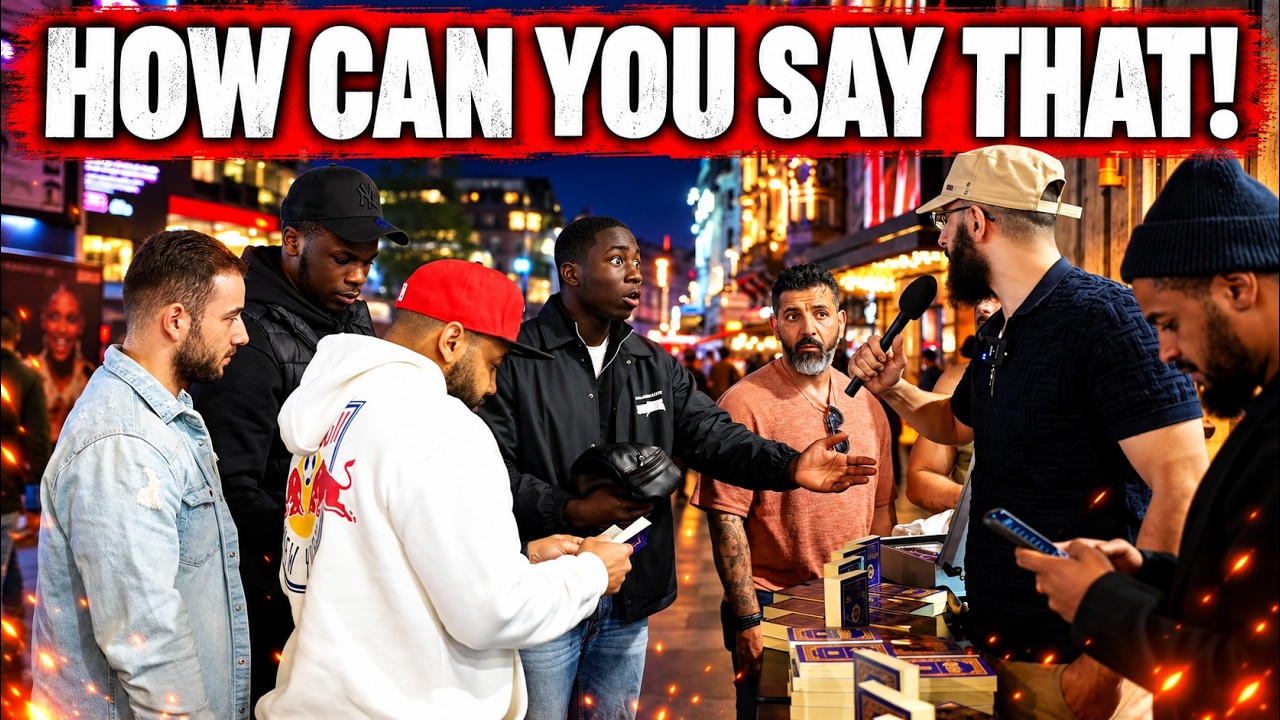 CHRISTIANS ATTEMPT TO DEFEND THEIR RELIGION TO MUSLIMS IN CENTRAL LONDON!