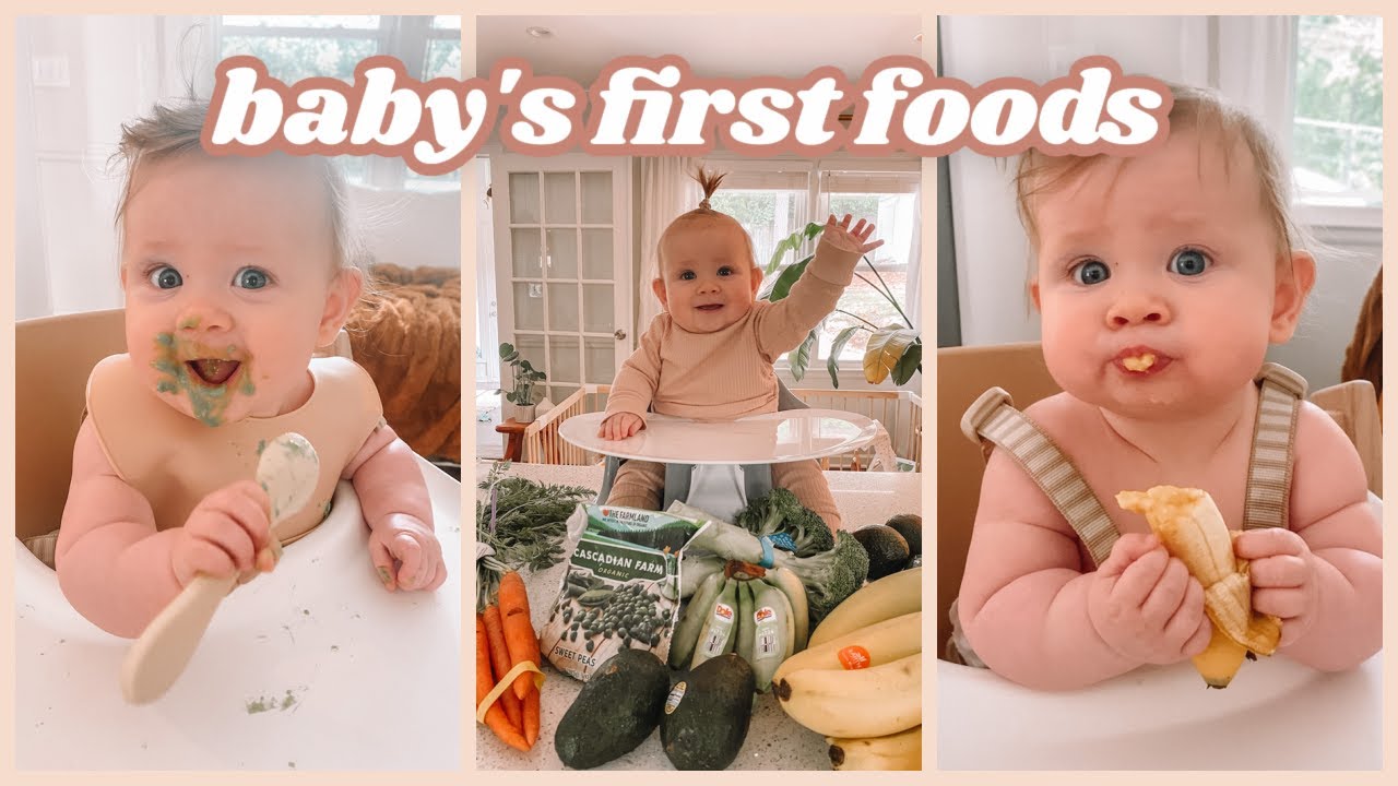 BABY'S FIRST FOODS // baby led weaning