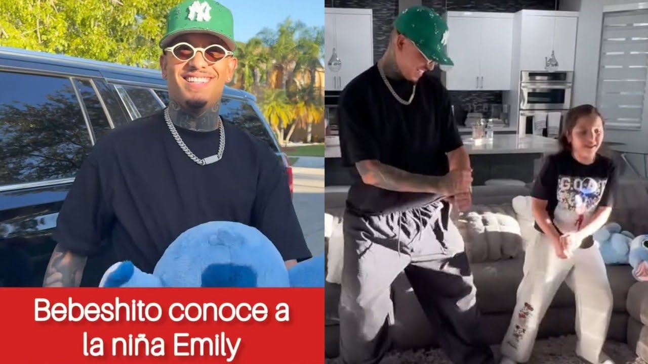 Bebeshito de Cuba visita a la niña Emely de su concierto 