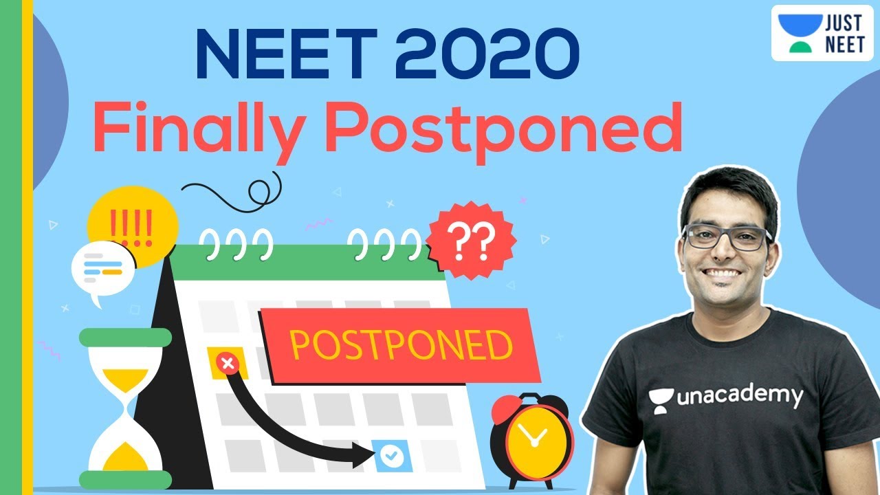 NEET 2020 Postponed Finally | NEET 2020 Latest News | Just NEET | Ashwani Sir