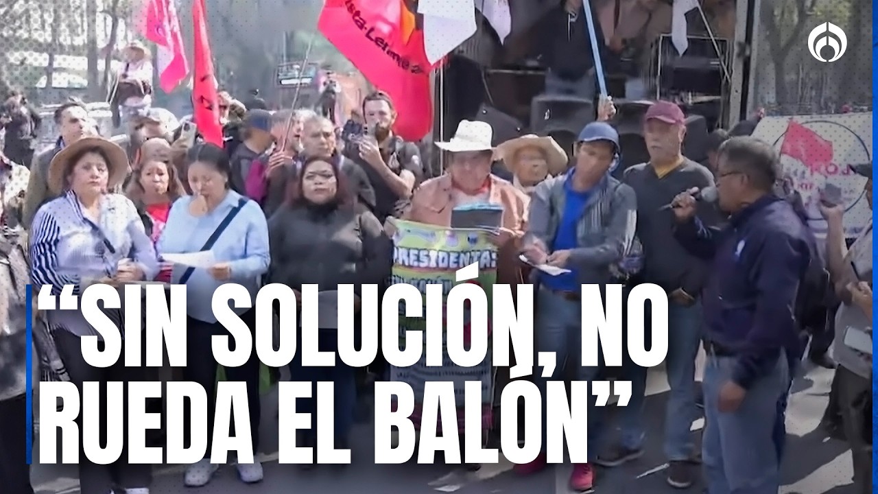 CNTE amenaza al Mundial: “No rodará el balón” si no hay acuerdo con la presidenta