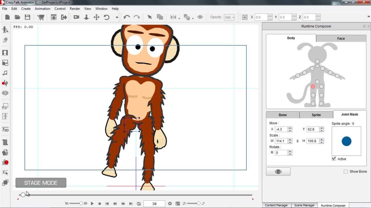 CrazyTalk Animator 2 Tutorial - 3D Performance with the Runtime Composer