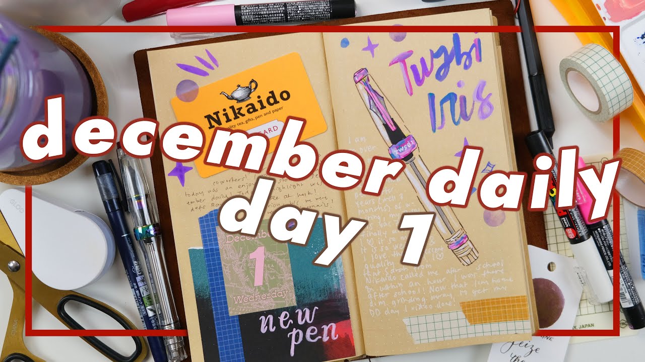 December Daily Day 1 | Vlog + New Pen Day