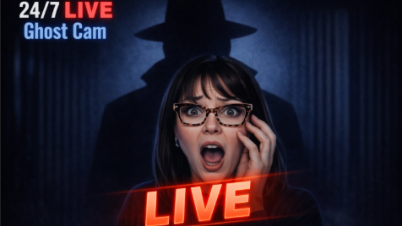 👻 LIVE! LADY ZELDA - THE BLACK HAT MAN - 24/7 HAUNTED LIBRARY CAMERA AND MORE!
