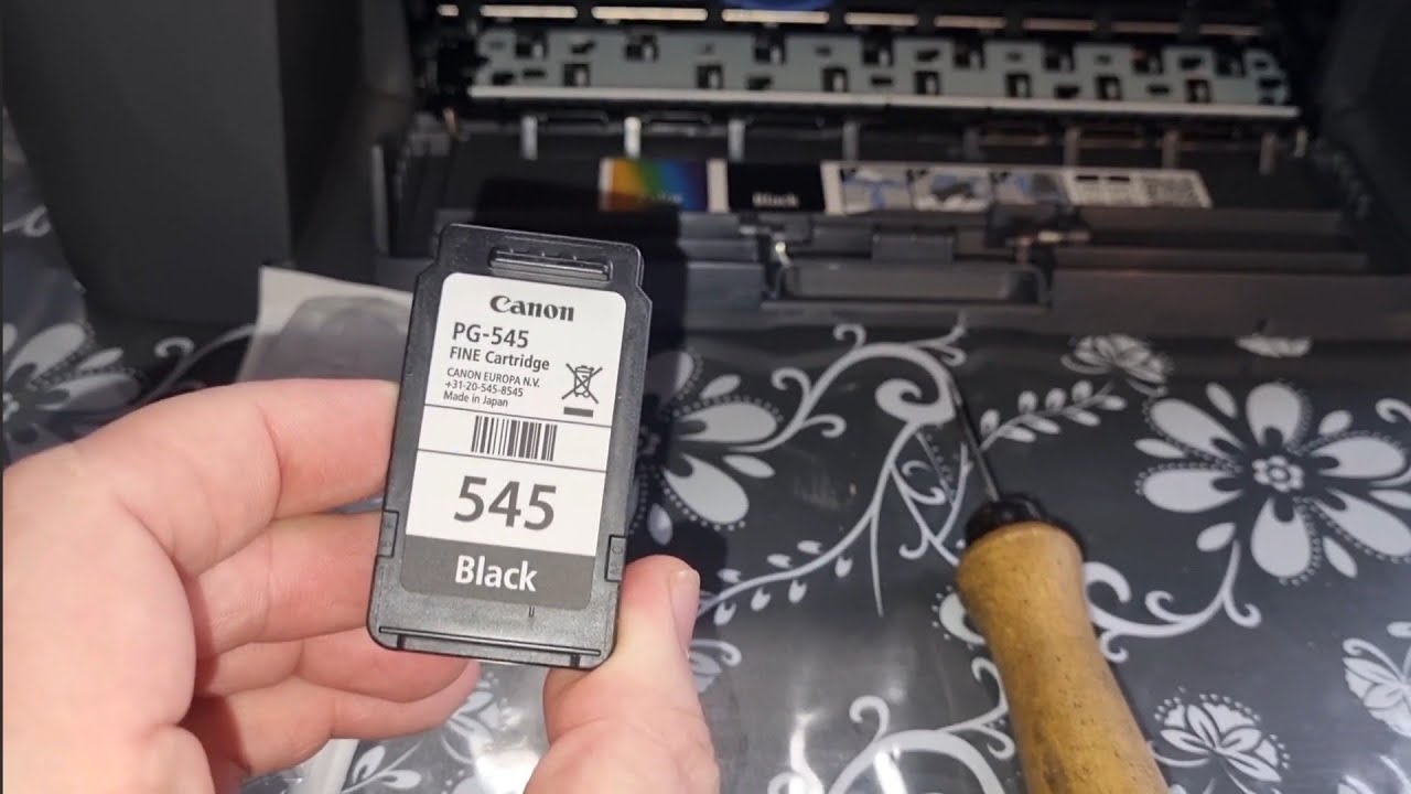 CANON PIXMA TS3450 ЗАПРАВКА КАРТРИДЖЕЙ PG- 545 CL-546