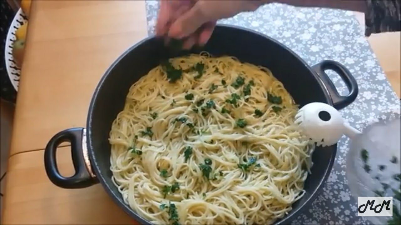 Thermomix TM6 TM5 SPAGEHTTI  AGLIO  OLIO
