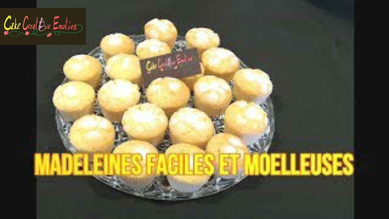 TUTO: Comment faire de tendre madeleines espagnoles (citron, huile d'olive). Faciles et moelleuses.
