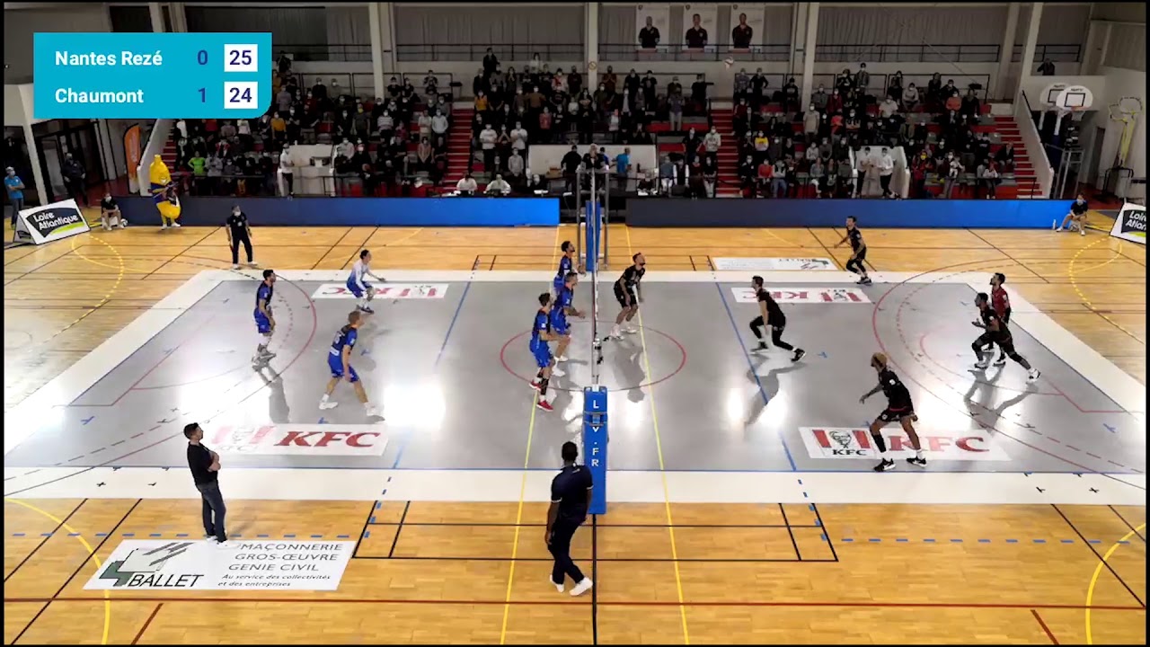 Nantes Rezé vs Chaumont - L'incroyable 2e set !