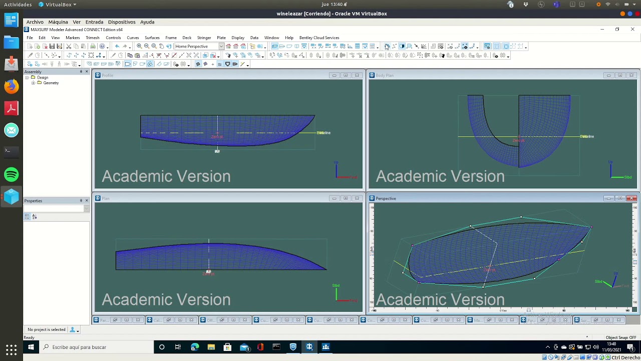 Empezando a diseñar con MAXSURF I