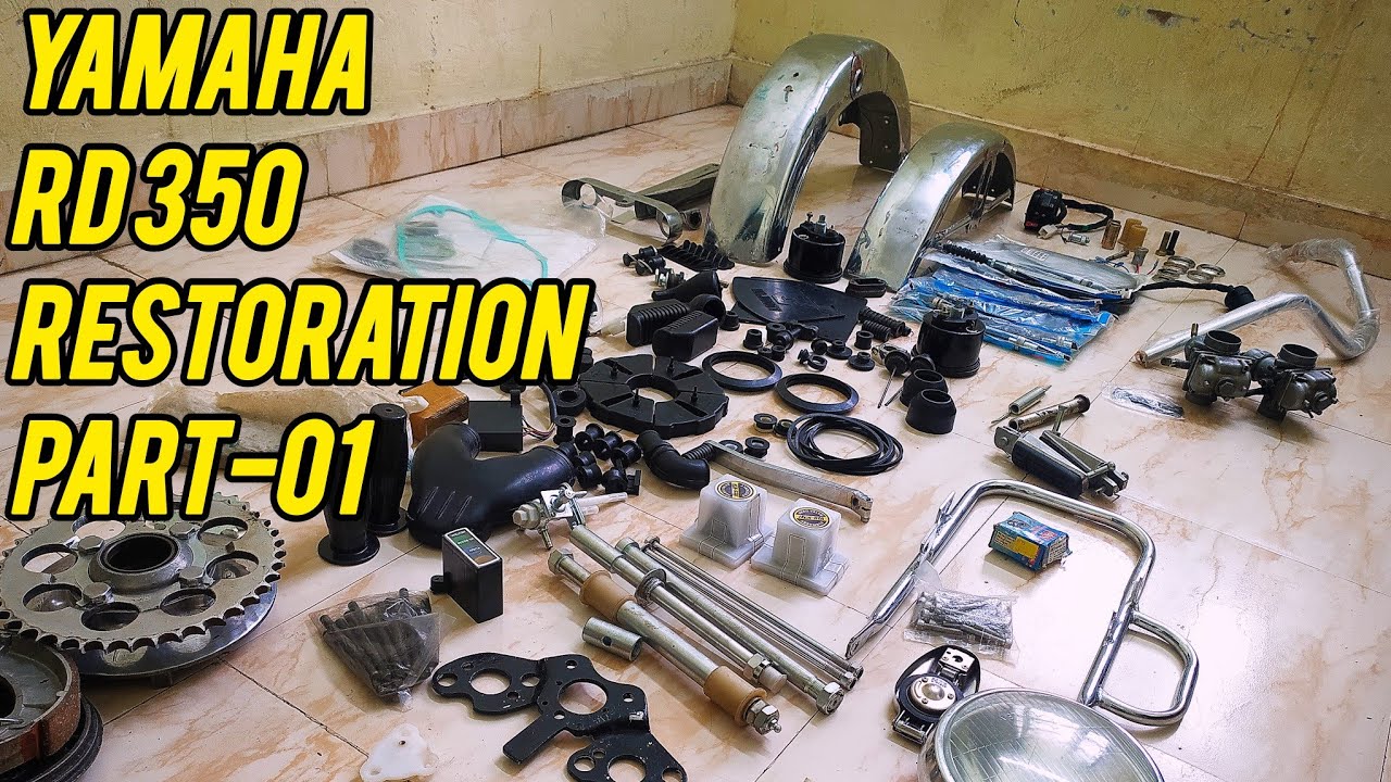 Yamaha Rd 350 Restoration Part-01#Rajdoot 350 Restored in low cost. @Trivandrum based keralite