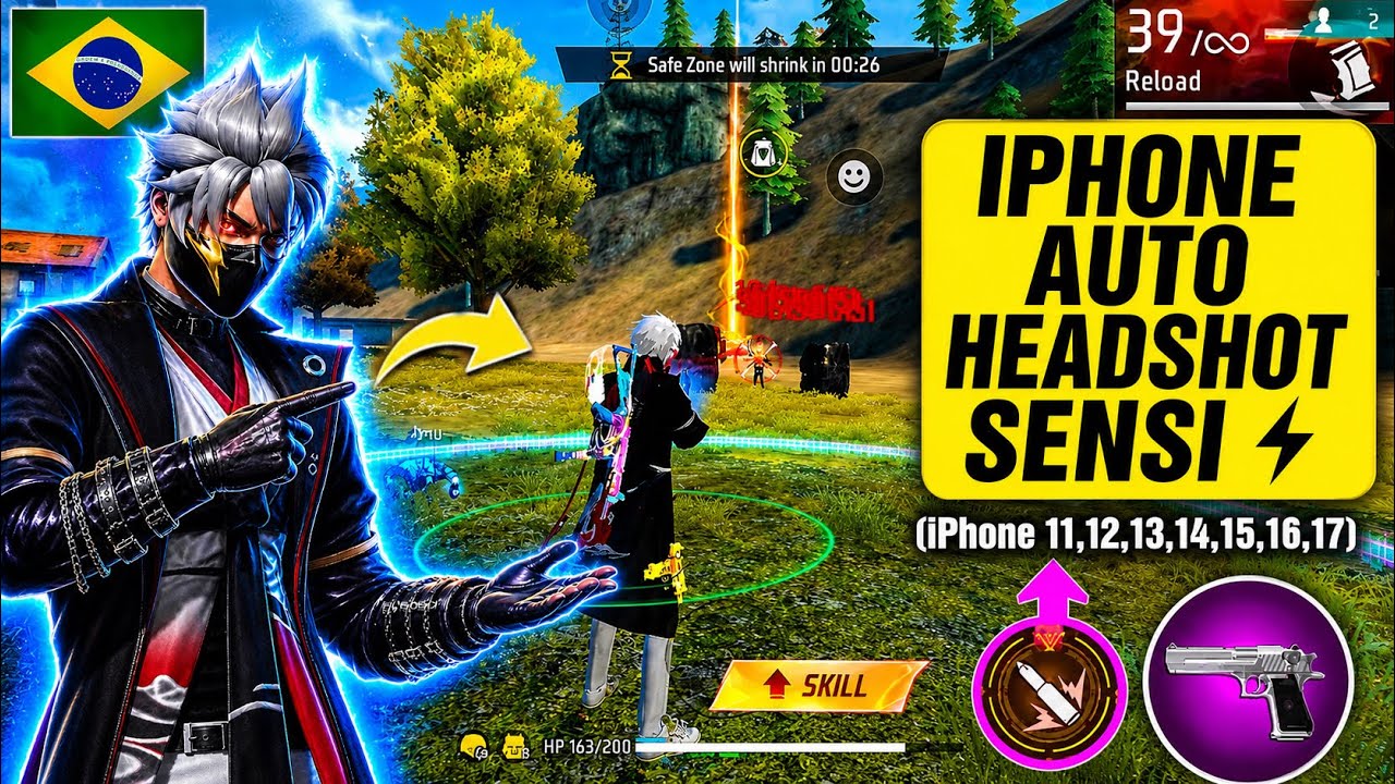 Настройки для хедшотов в Free Fire после обновления OB54 ⚡ Лучшая чувствительность (iPhone 11, 13...