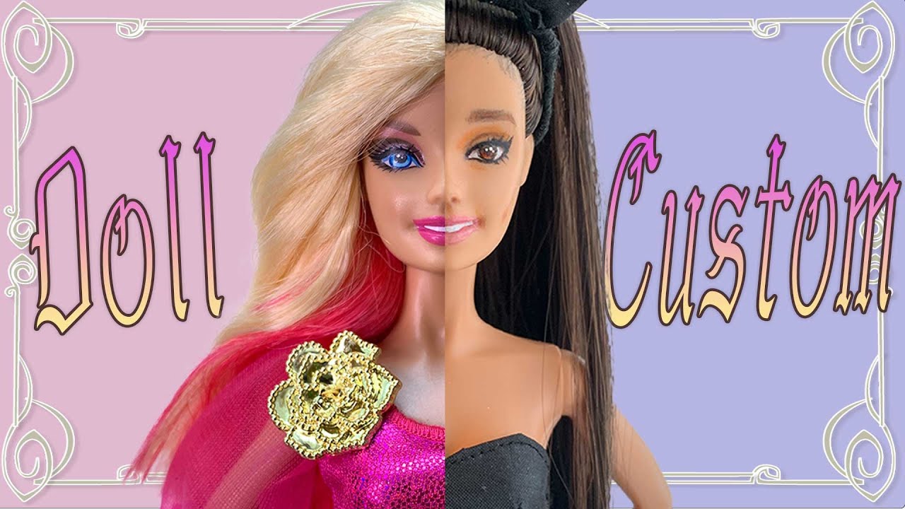 ドールカスタム～バービーがアリアナ・グランデ風に大変身～Doll custom~ Barbie transforms into Ariana Grande style~
