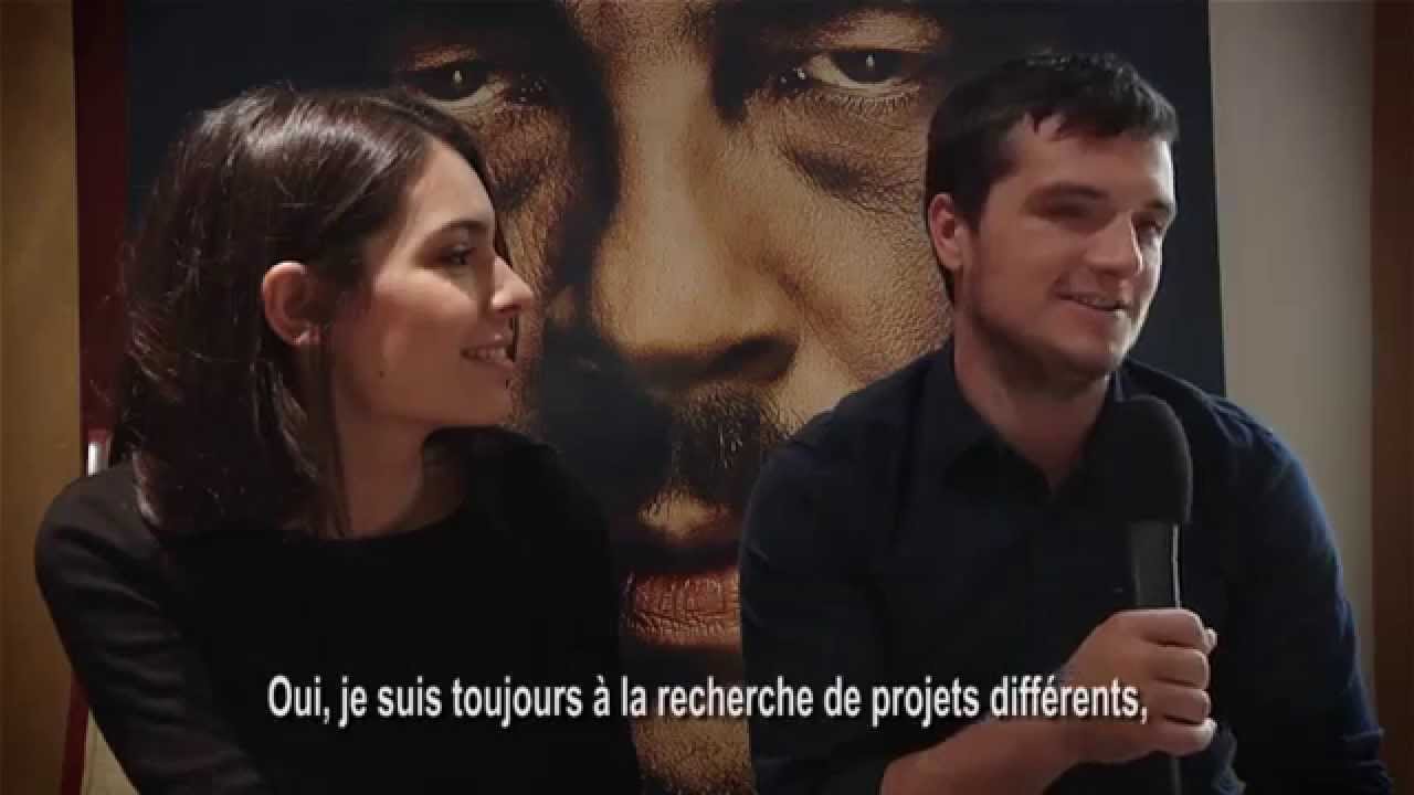 New interview of Claudia Traisac and Josh Hutcherson in Paris