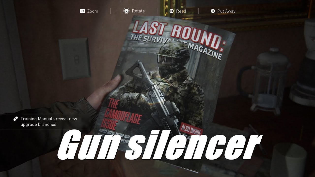 The Last of Us 2 Gun silencer - How to unlock a silencer