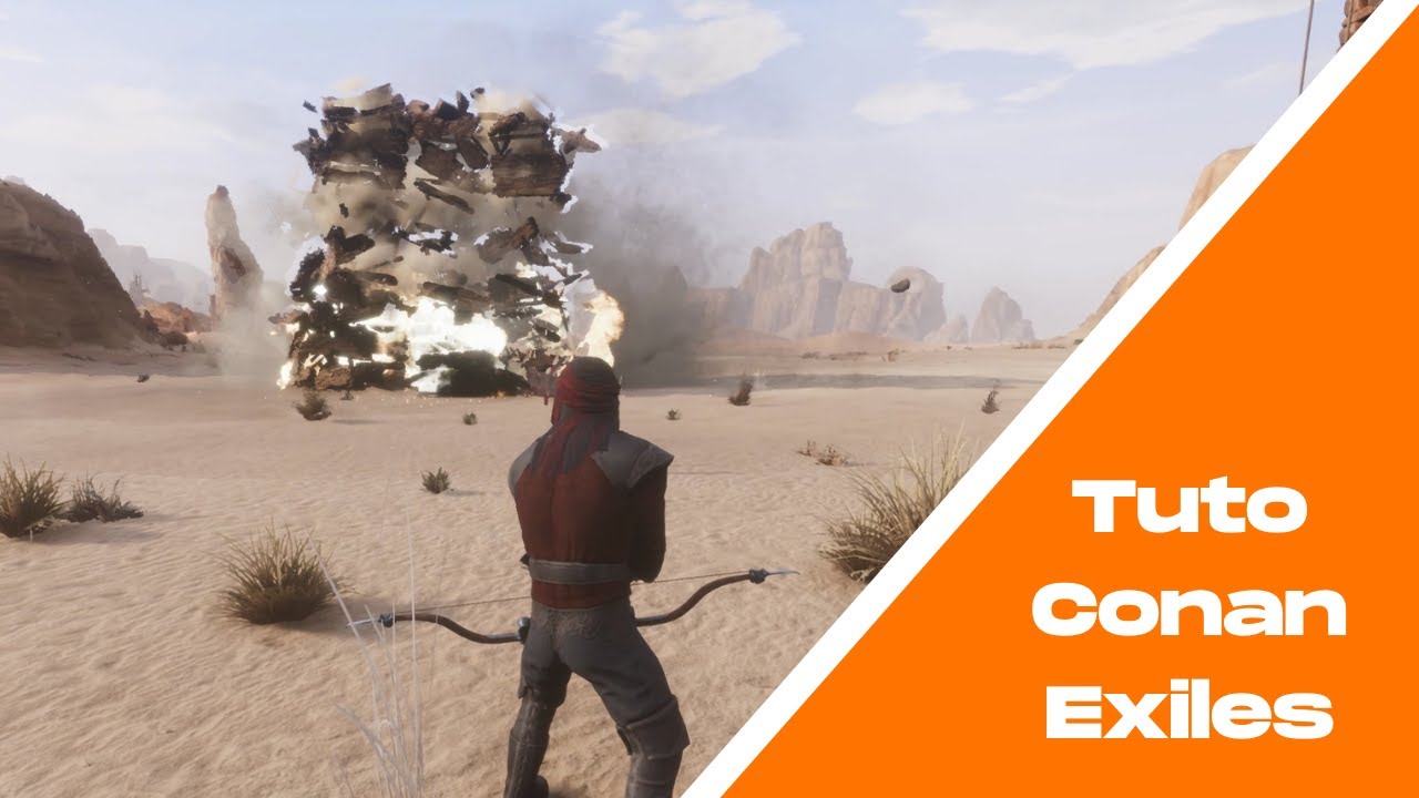 Tuto Conan Exiles – Stacking et clipping : astuces pour la construction de bâtiments (en PvP) – 1/4