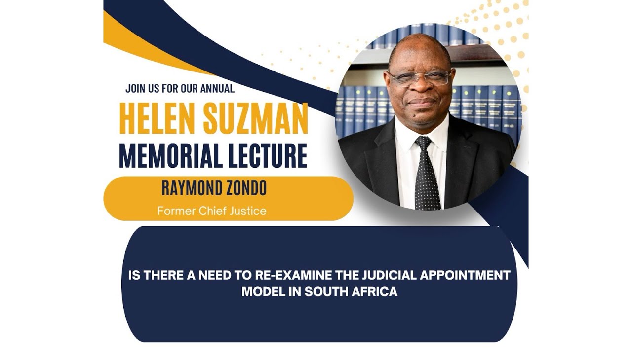 The 2025 Helen Suzman Memorial Lecture