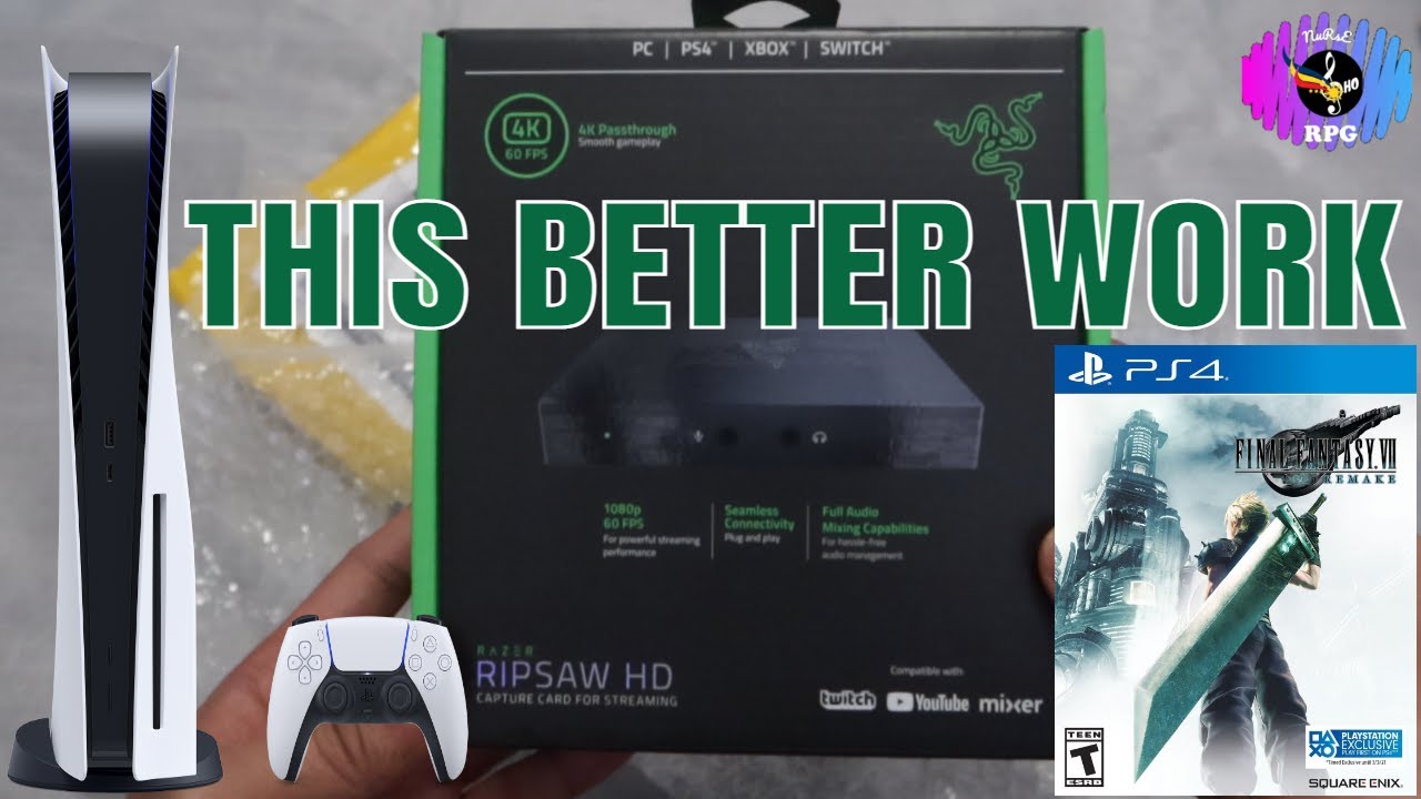 RAZER RIPSAW HD Capture Card Setup With The PS5 | Jho-RPG