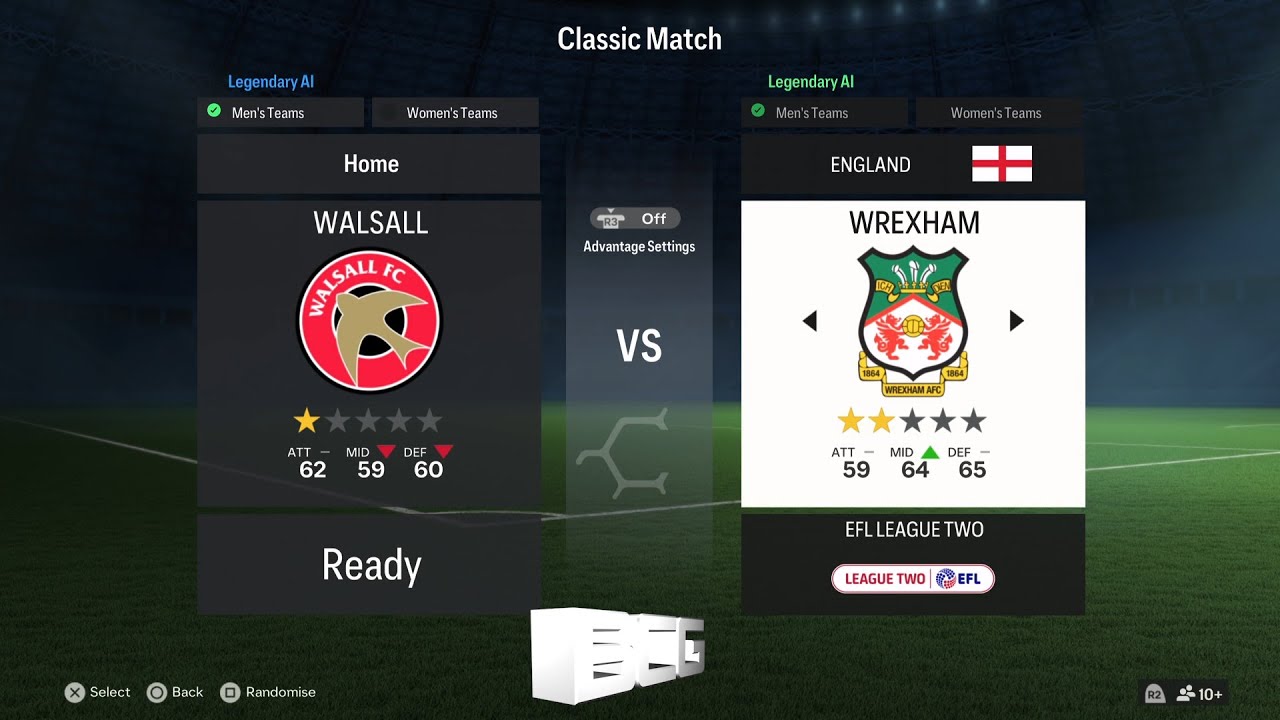 EA Sports FC 24 English Football League Two Ratings & Kits