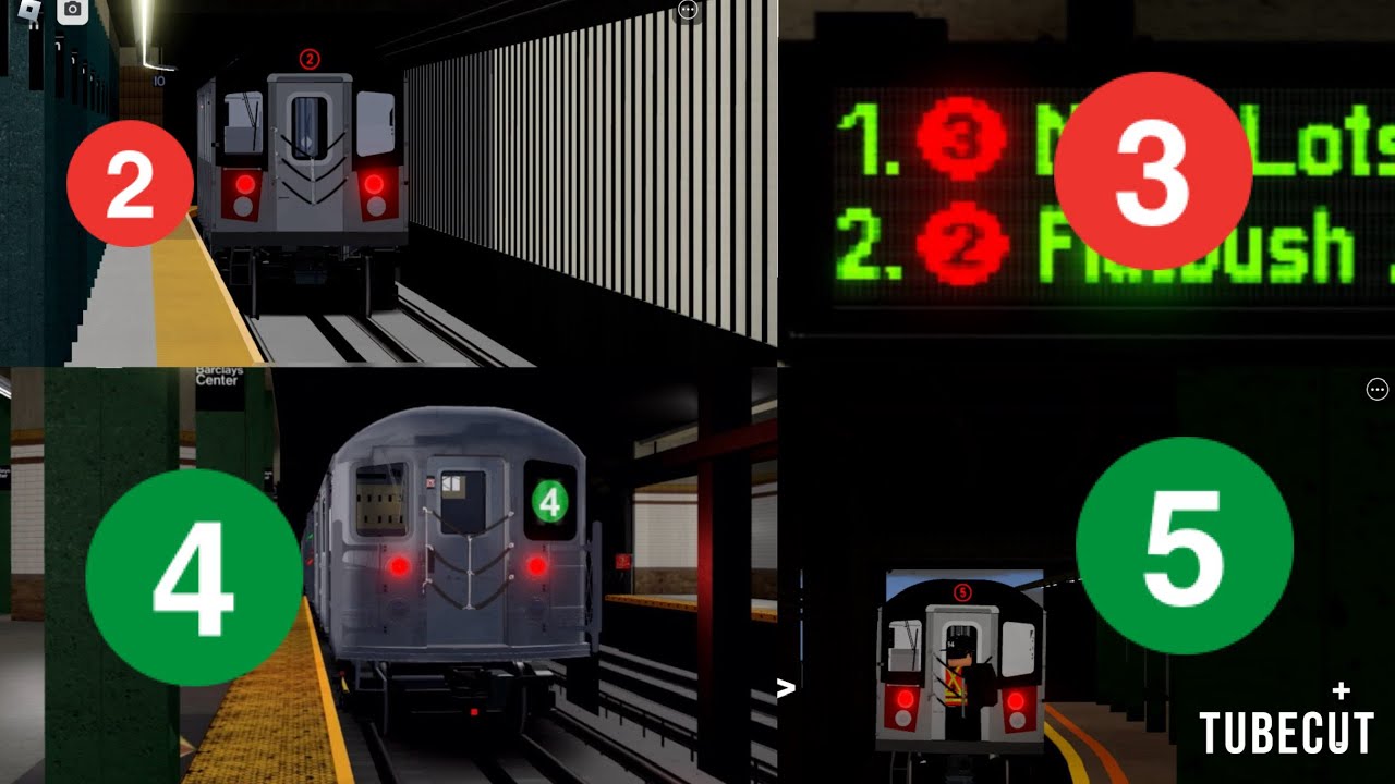 (1k. Special) 2 3 4 5 MEGA ACTION at ATLANTIC AVEUNE NEVINS STREET BOROUGH HALL (r142,r142a,r62)