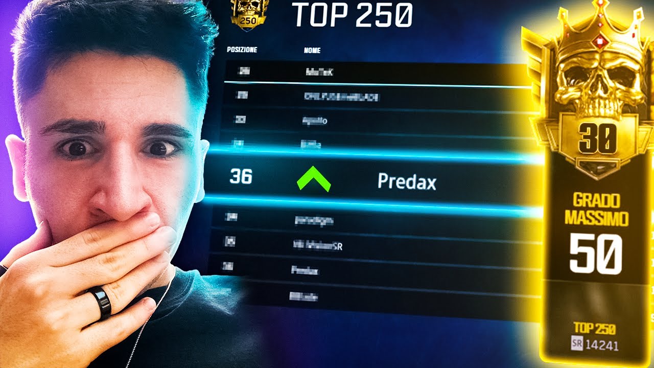 SONO IN TOP30 MONDIALE SU WARZONE IN RANKED!