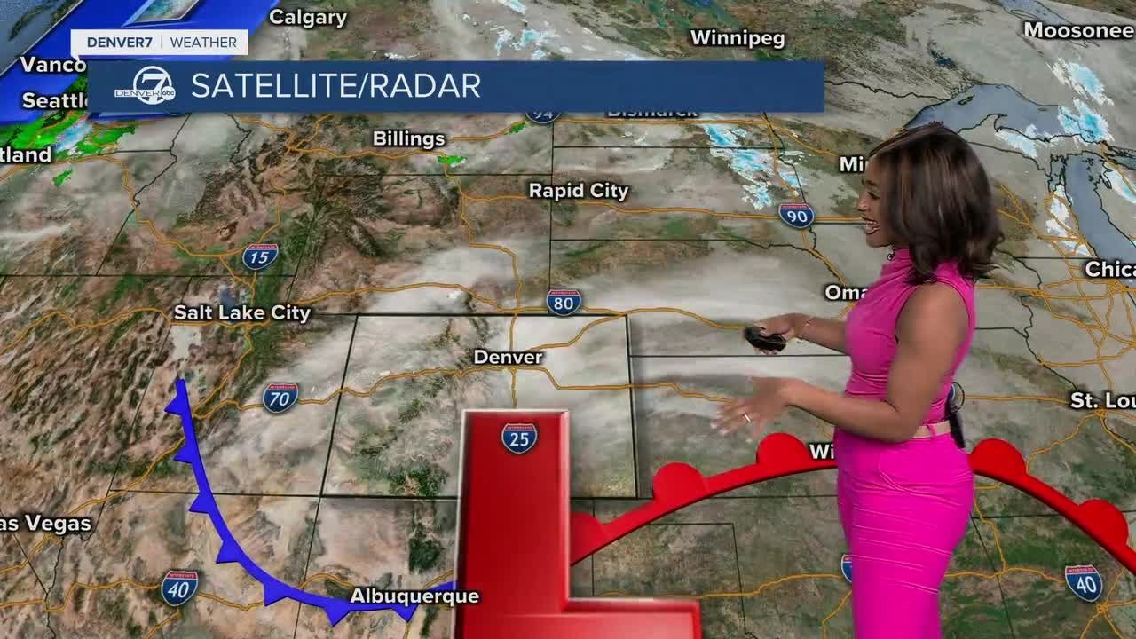 Midweek cooldown with possible spotty snow Tuesday night
