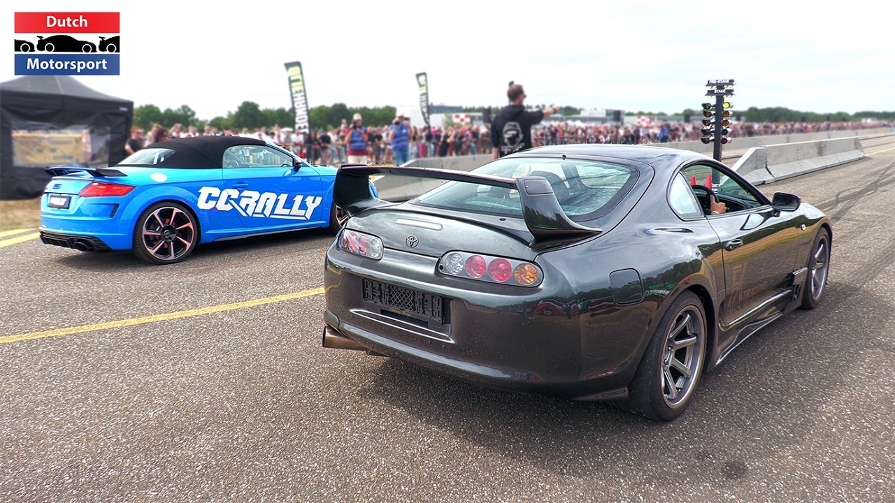 Modified Cars Drag Racing! - 1000HP TT RS, Supra, Beetle Turbo, E30 2JZ, GTR, 1000HP Trackhawk,...
