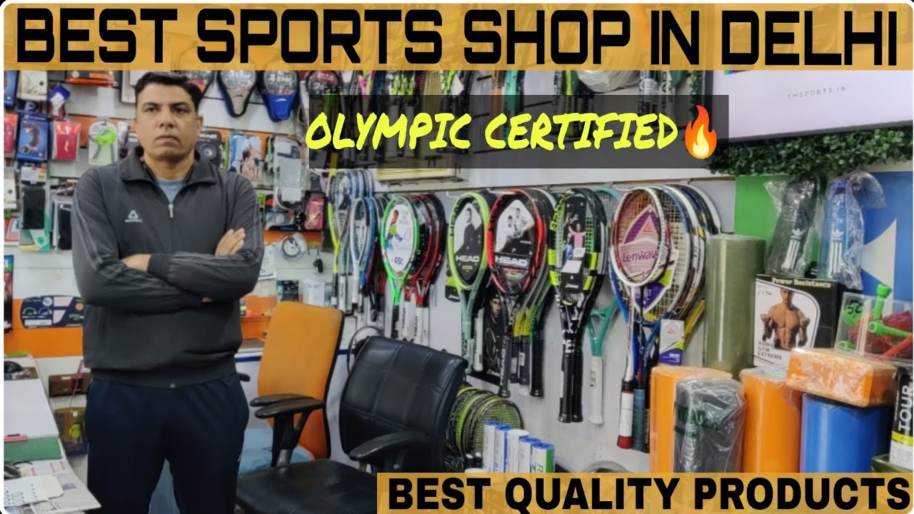 best sports shop in delhi | new yonex badminton racket 2024 | badminton string repair in delhi