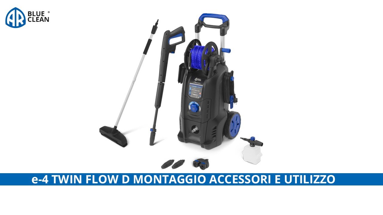 Montaggio Accessori | e-4 Twin Flow D - AR Blue Clean