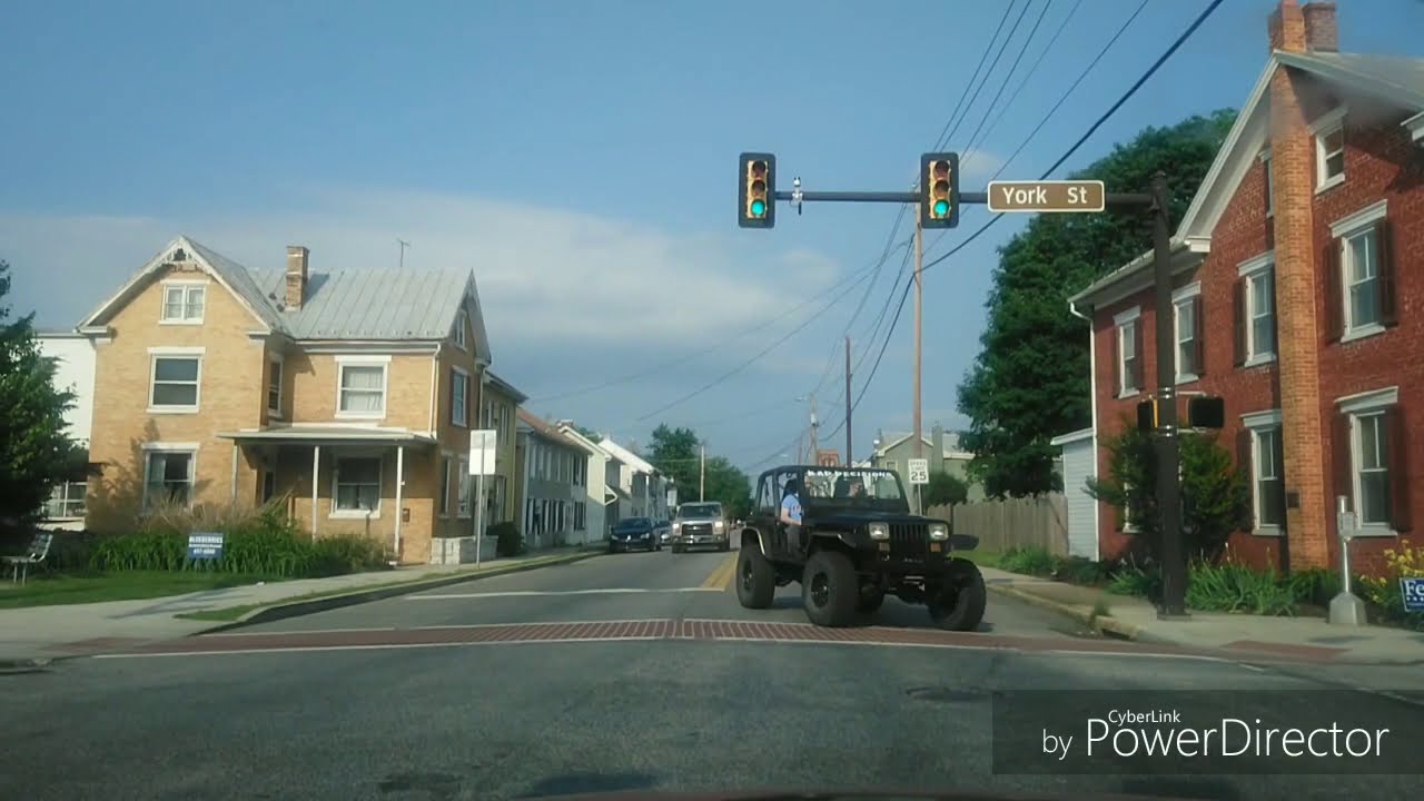 Driving by Mechanicsburg, Pennsylvania