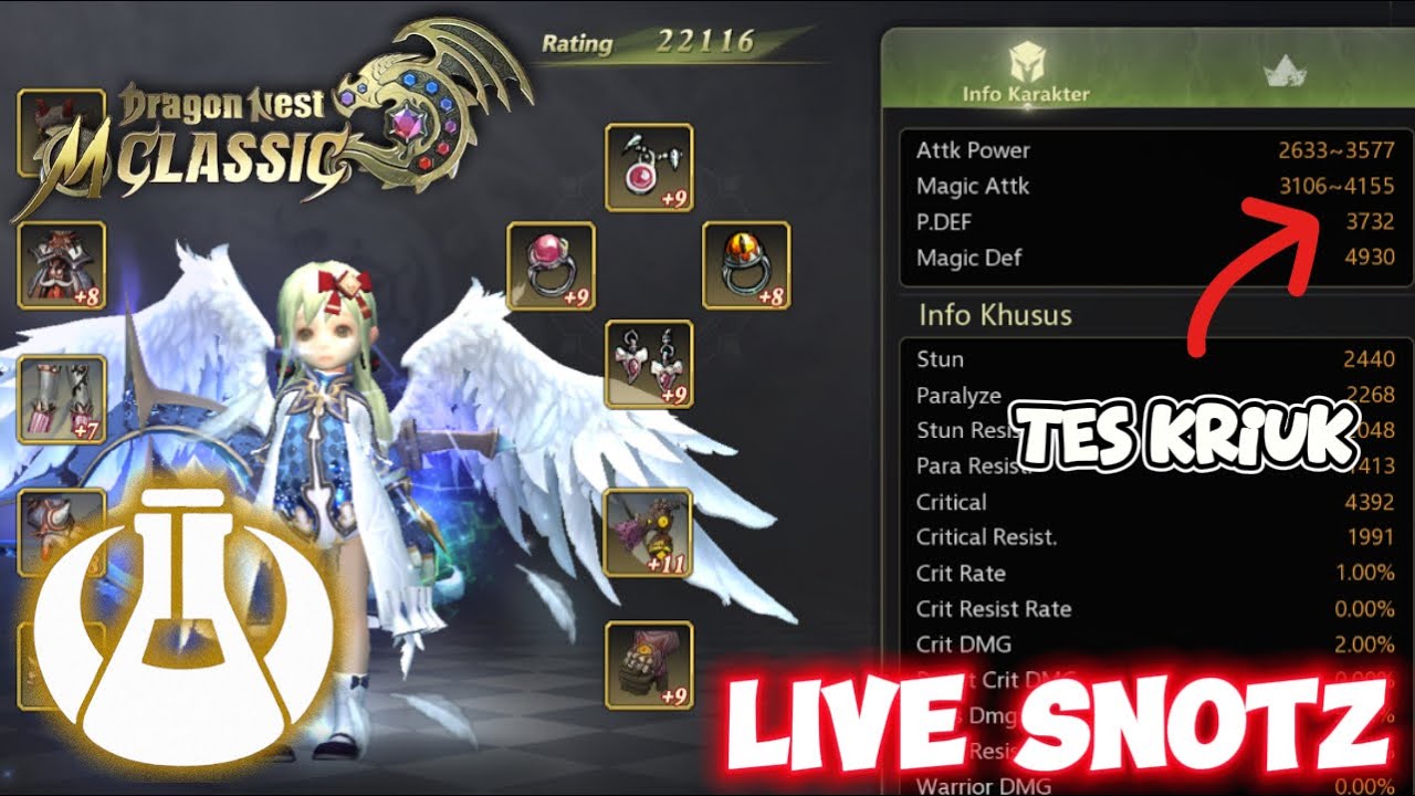 🔴TES DAMAGE ALCHEMIST DI NEST !!! - DRAGON NEST M:CLASSIC