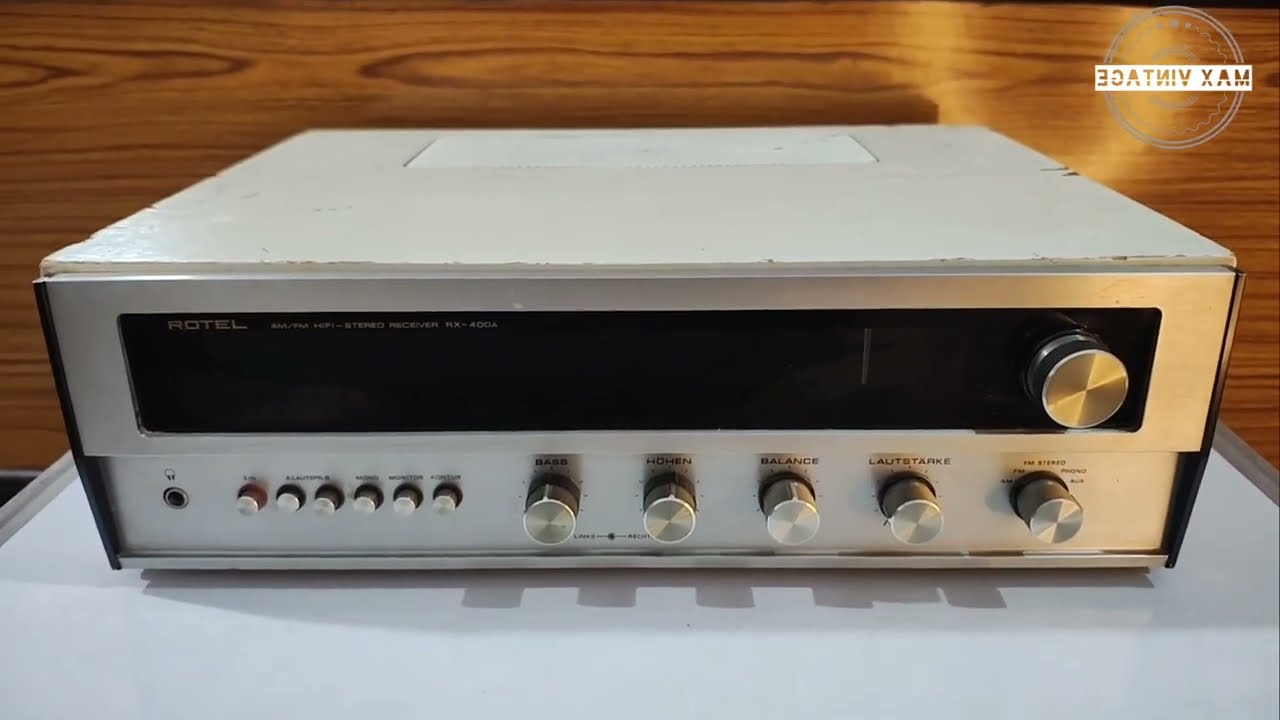 The legendary stereo amp rotel rx-400a